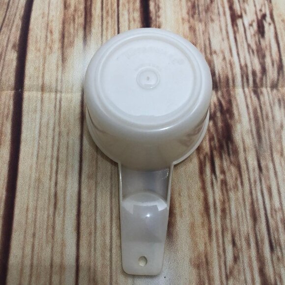 Vintage Tupperware Clear White Nesting Measuring Cup 1/2 CUP Replacement 764-1 - Picture 11 of 14